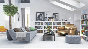 Керамогранит Гранитея Пайер Серый G283 MR (60х120) Матовый